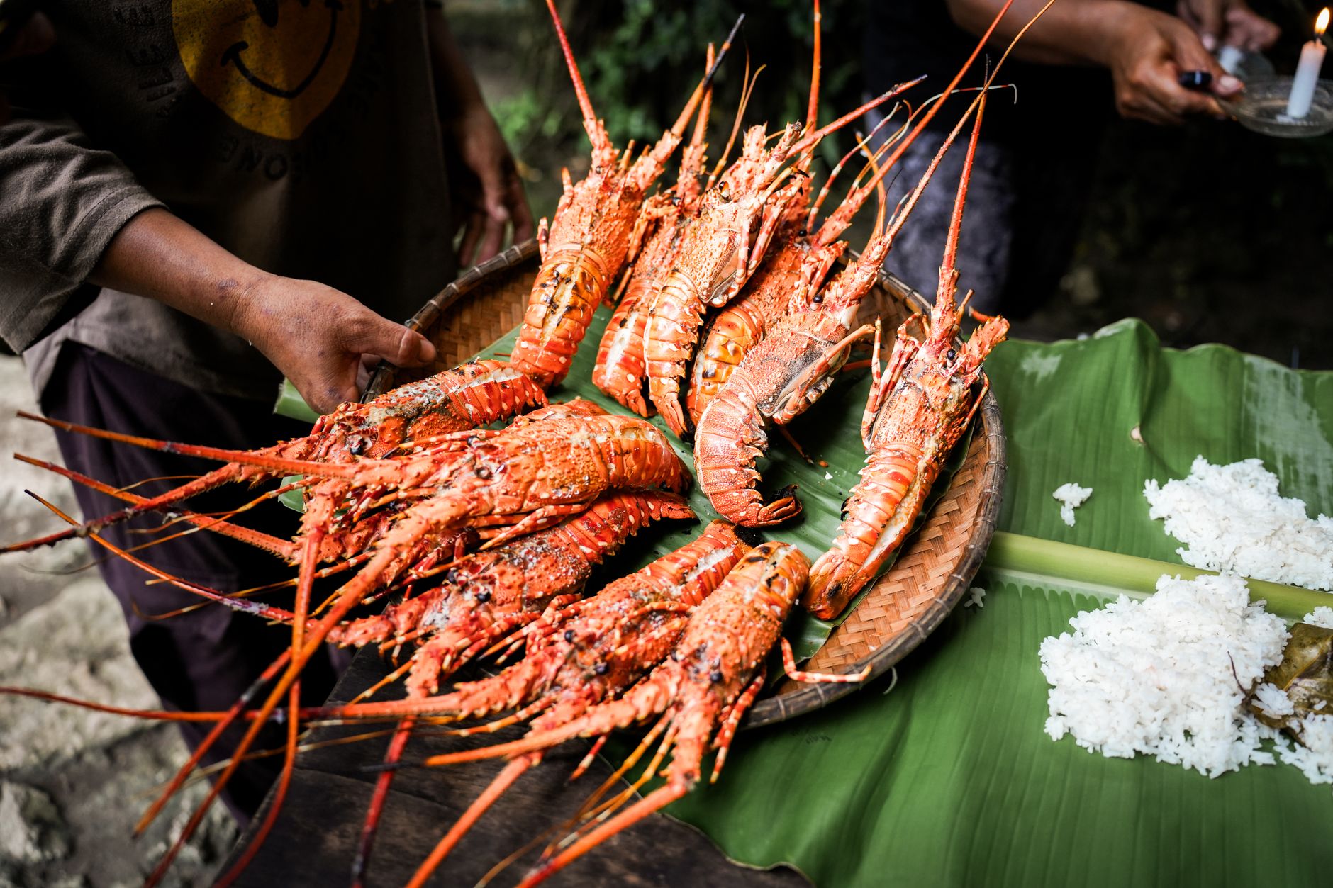 Charred Shrimp with Lemongrass Butter