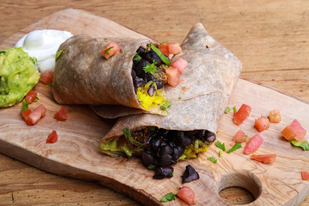 Cheesy Bean & Veggie Tortilla Roll-Ups