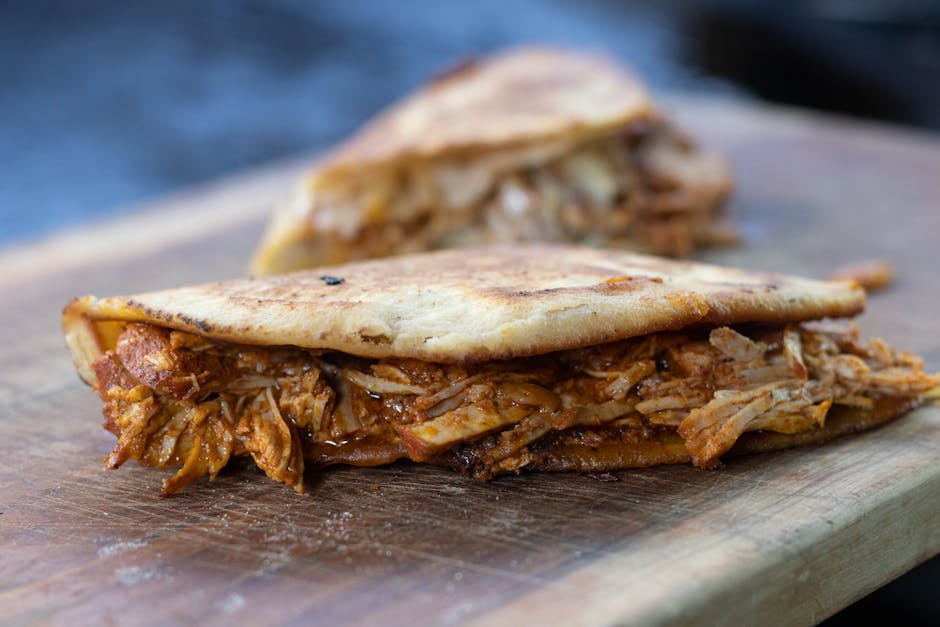 Cheesy Pulled Pork Arepas