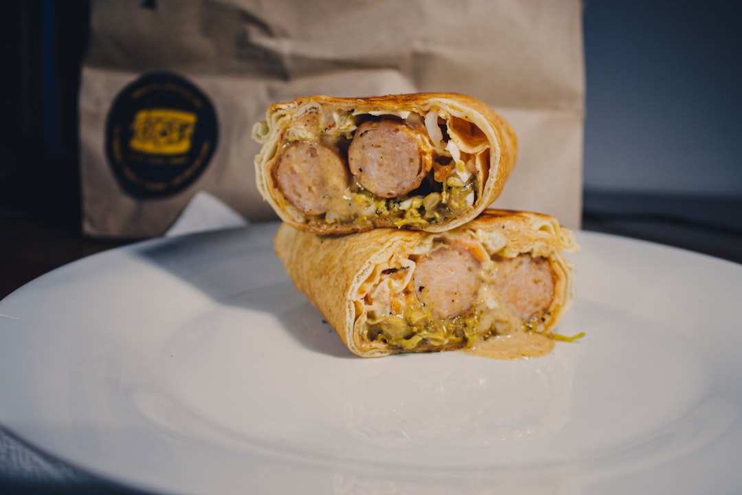 Cheesy Sausage Wrap with Jalapeño