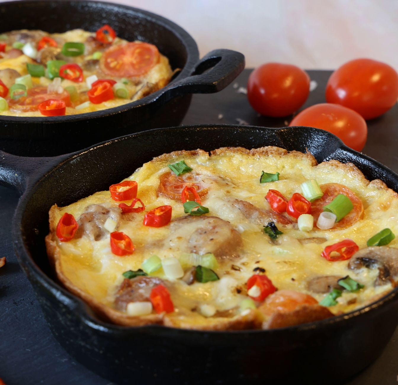 Cheesy Spinach Frittata