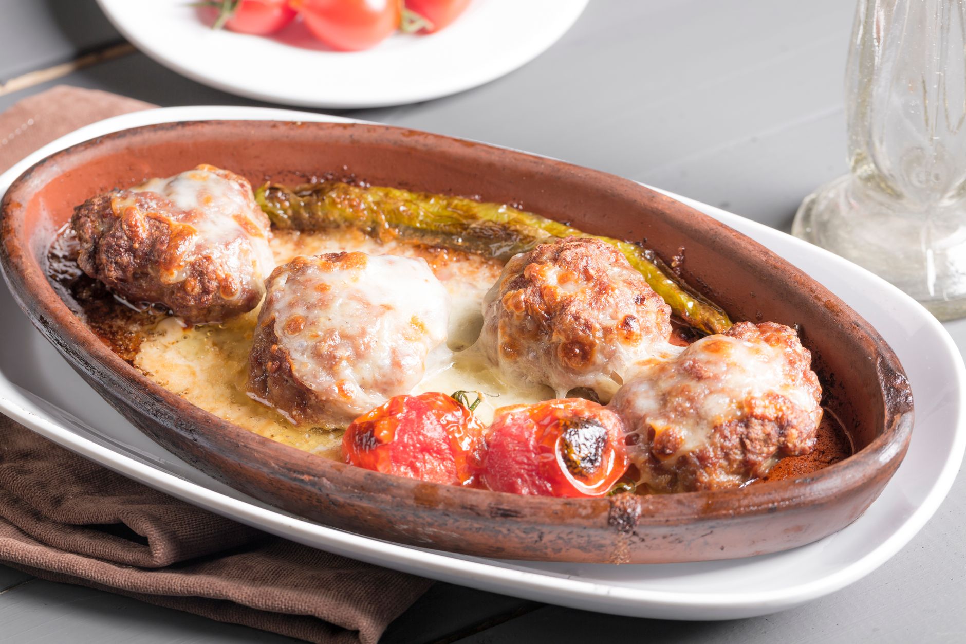 Cheesy Turkey Meatball Taco Bake