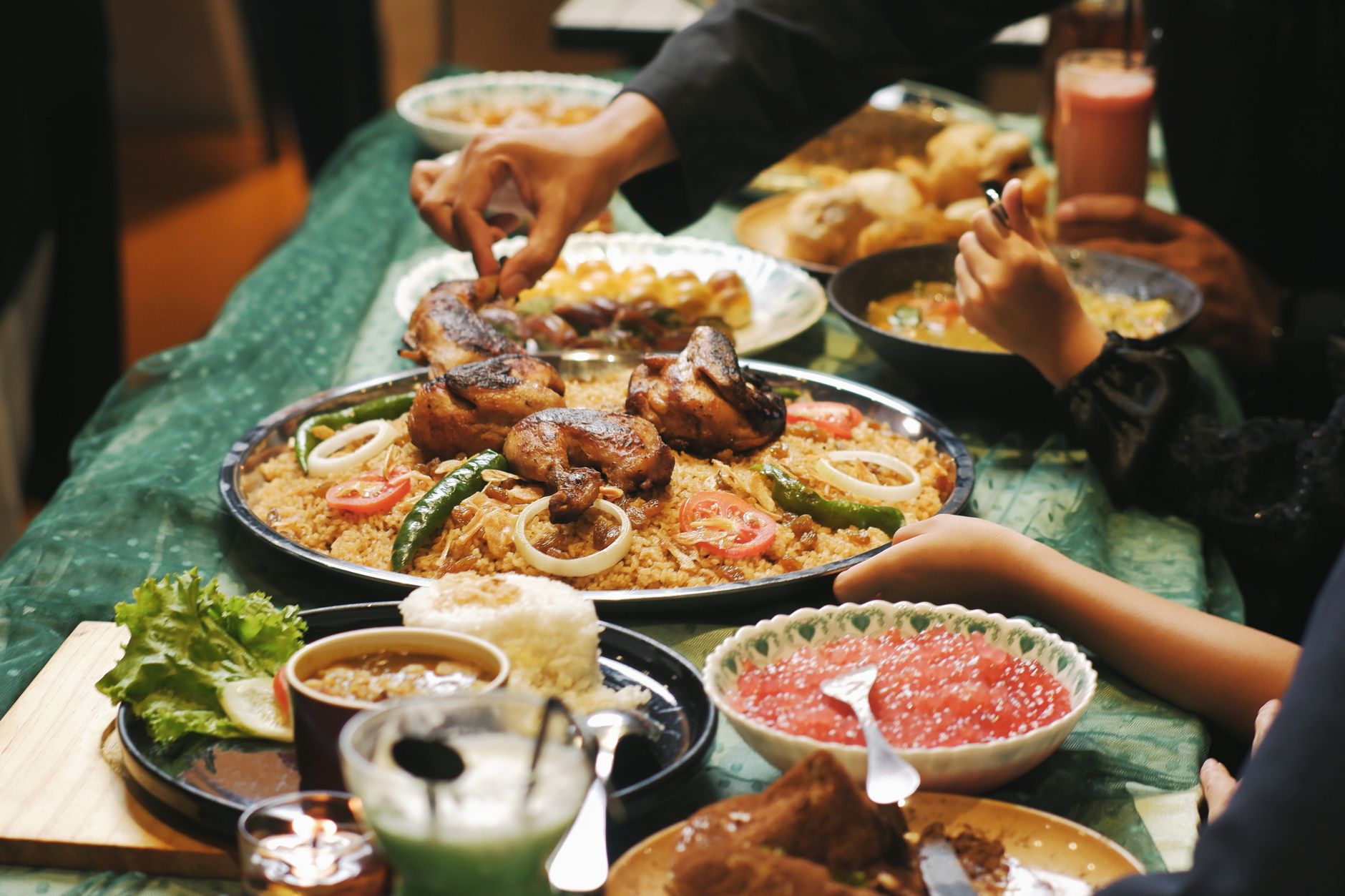 25-Min Chicken Mandi Platter