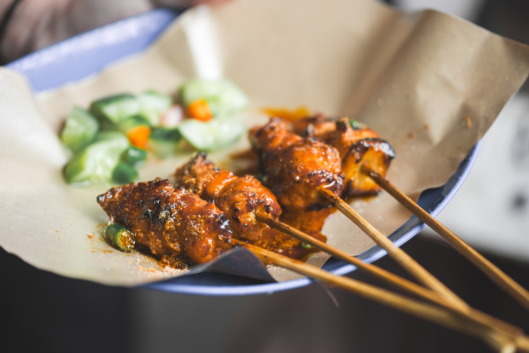 15-Min Chicken Satay with Peanut Sauce