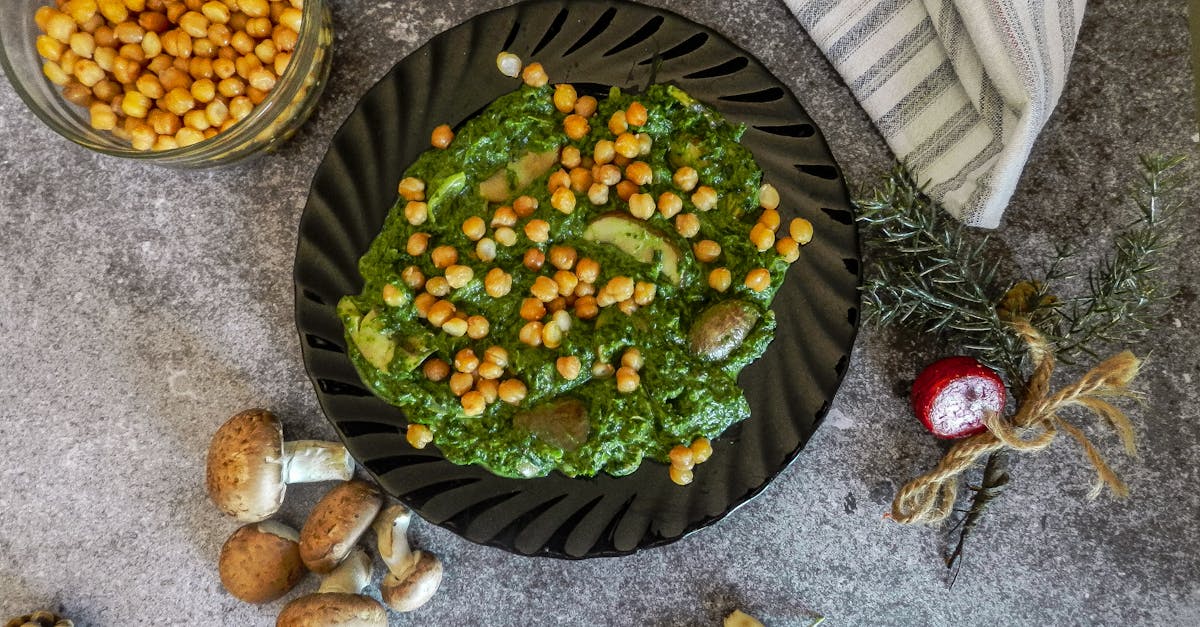 Chickpea Spinach Breakfast Scramble