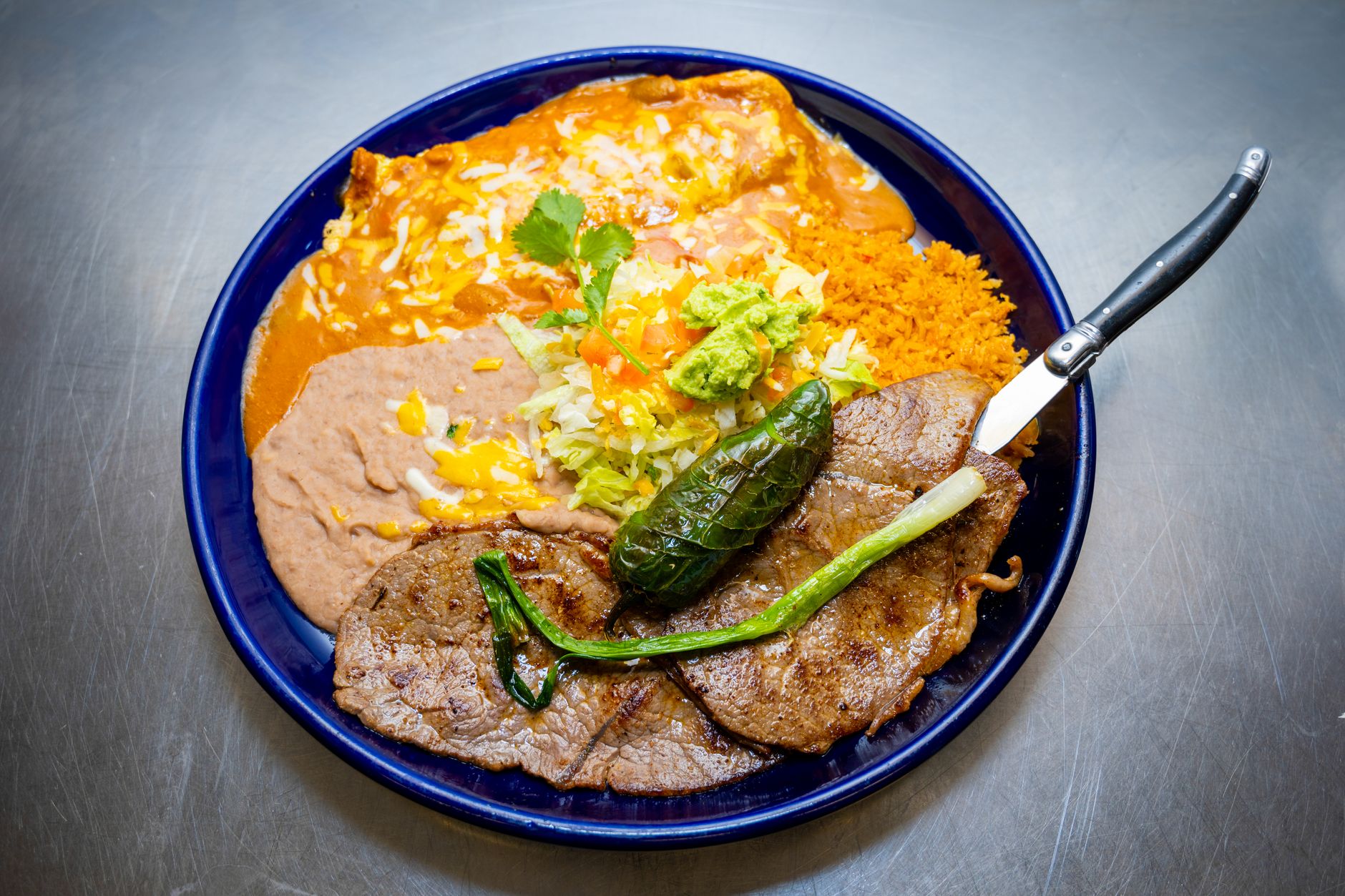 20-Min Chile Gravy Beef Skillet