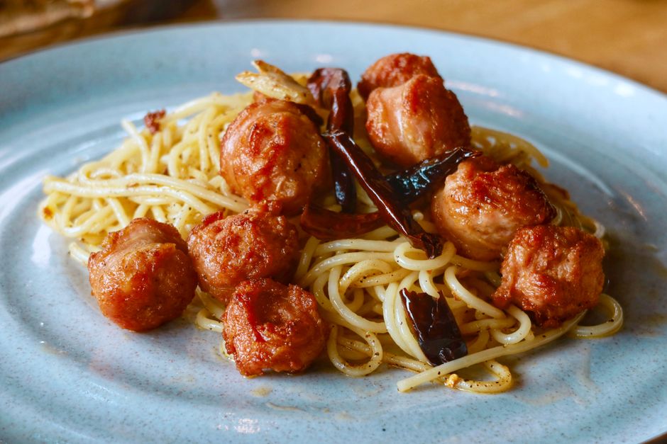 Chili Crisp Gochujang Pasta