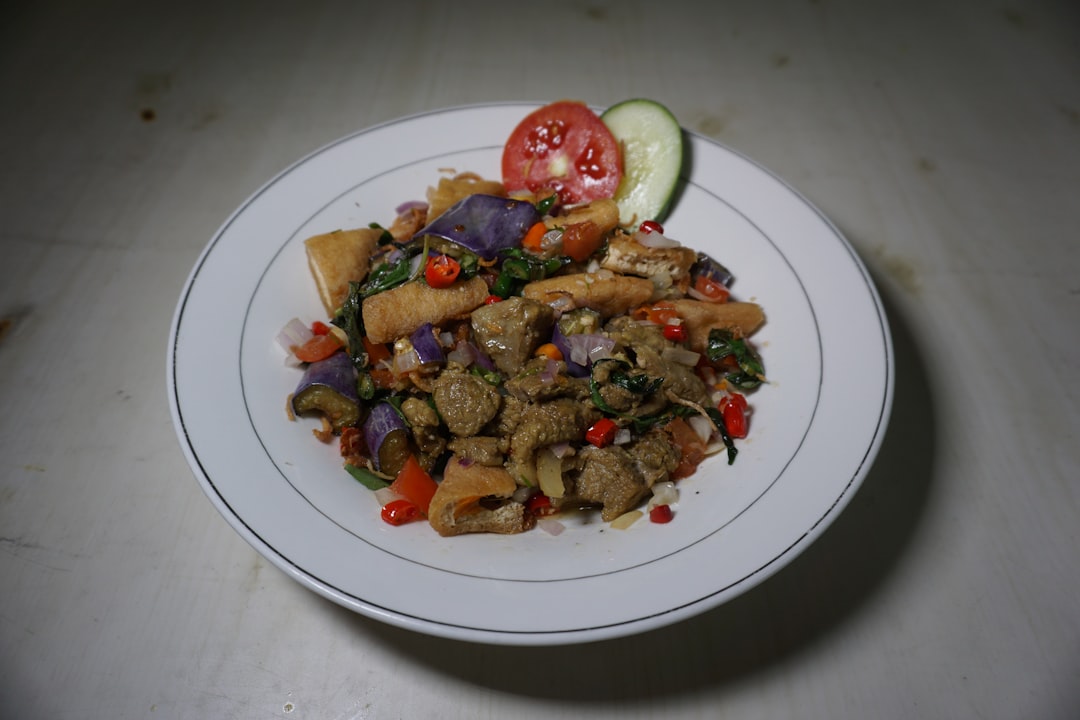 Chili Garlic Chicken Liver with Fresh Veg