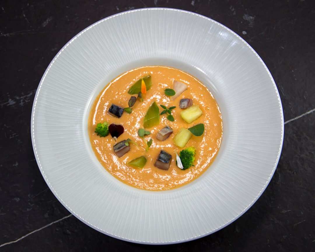 Chilled Gazpacho with Jamón & Melon