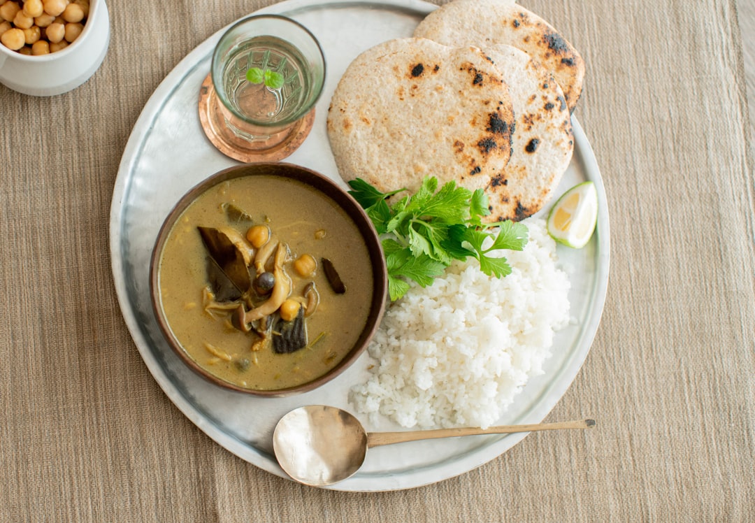 Cholar Dal with Crispy Coconut