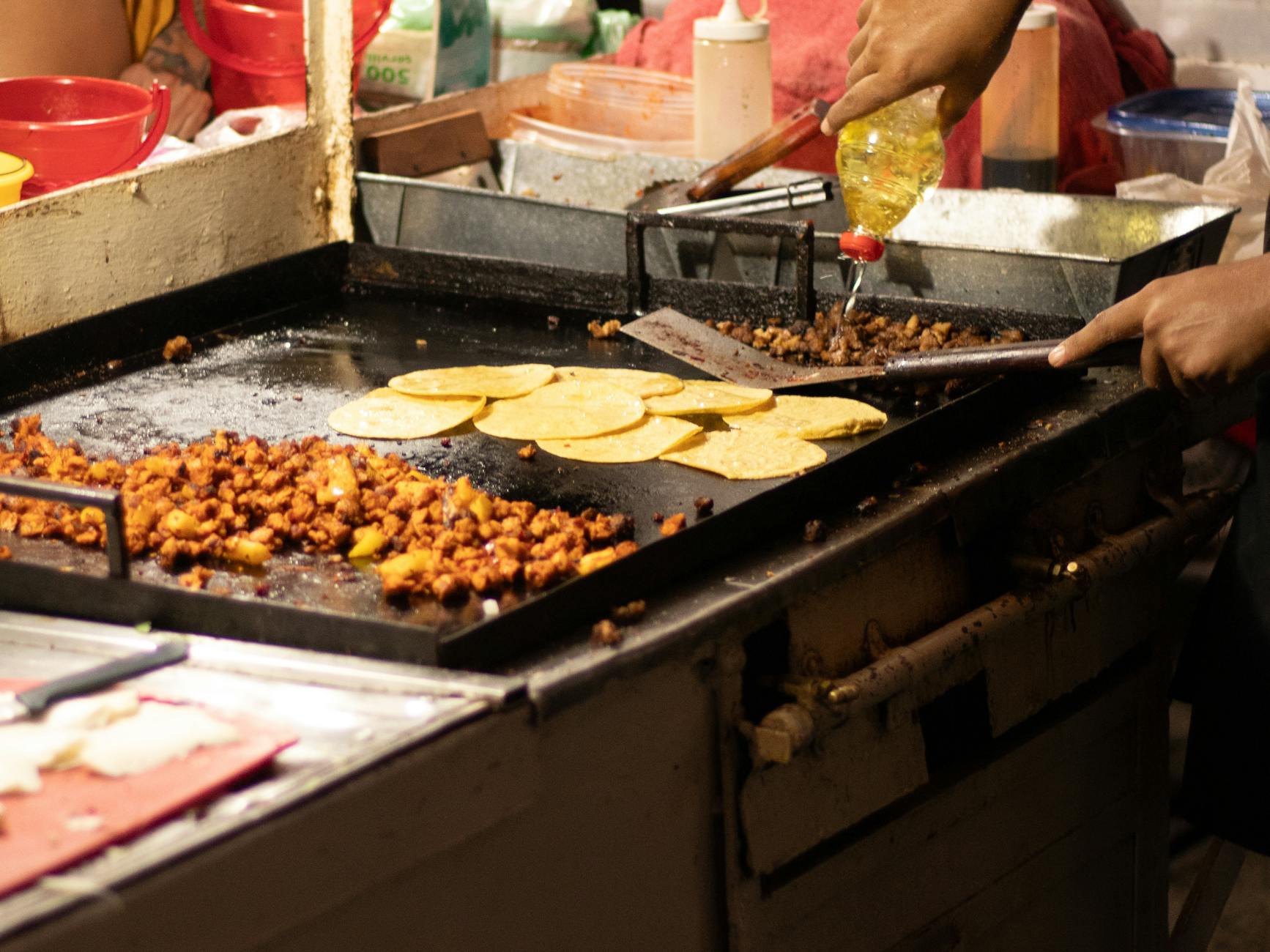 Chorizo Con Papa Tacos