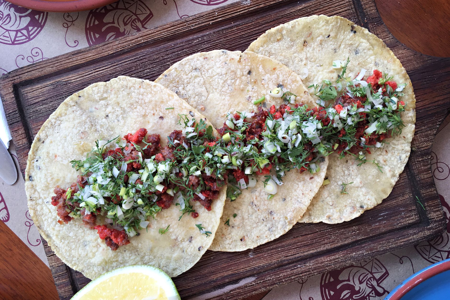 Chorizo Tacos