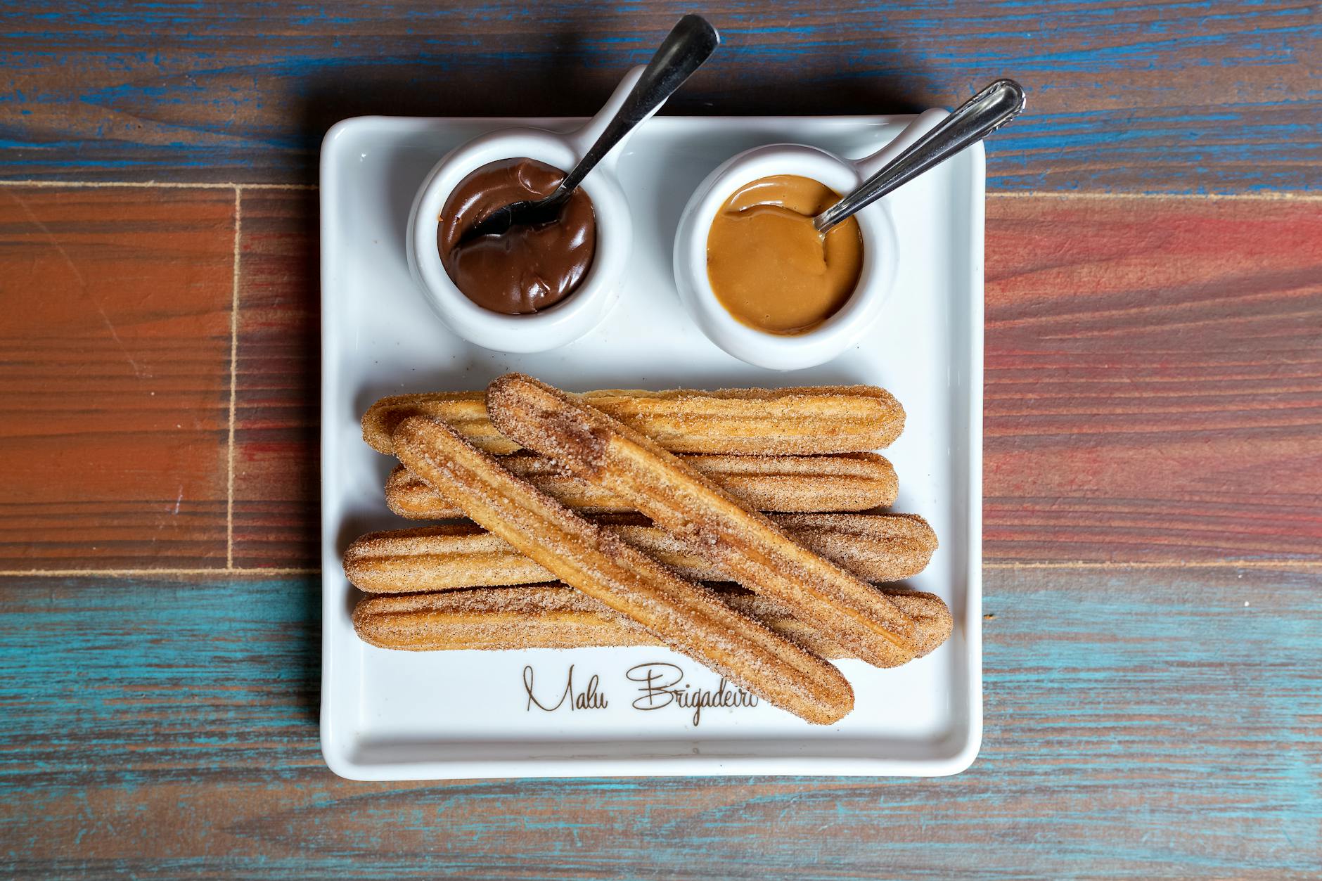 10-Min Churros With Chocolate & Dulce de Leche
