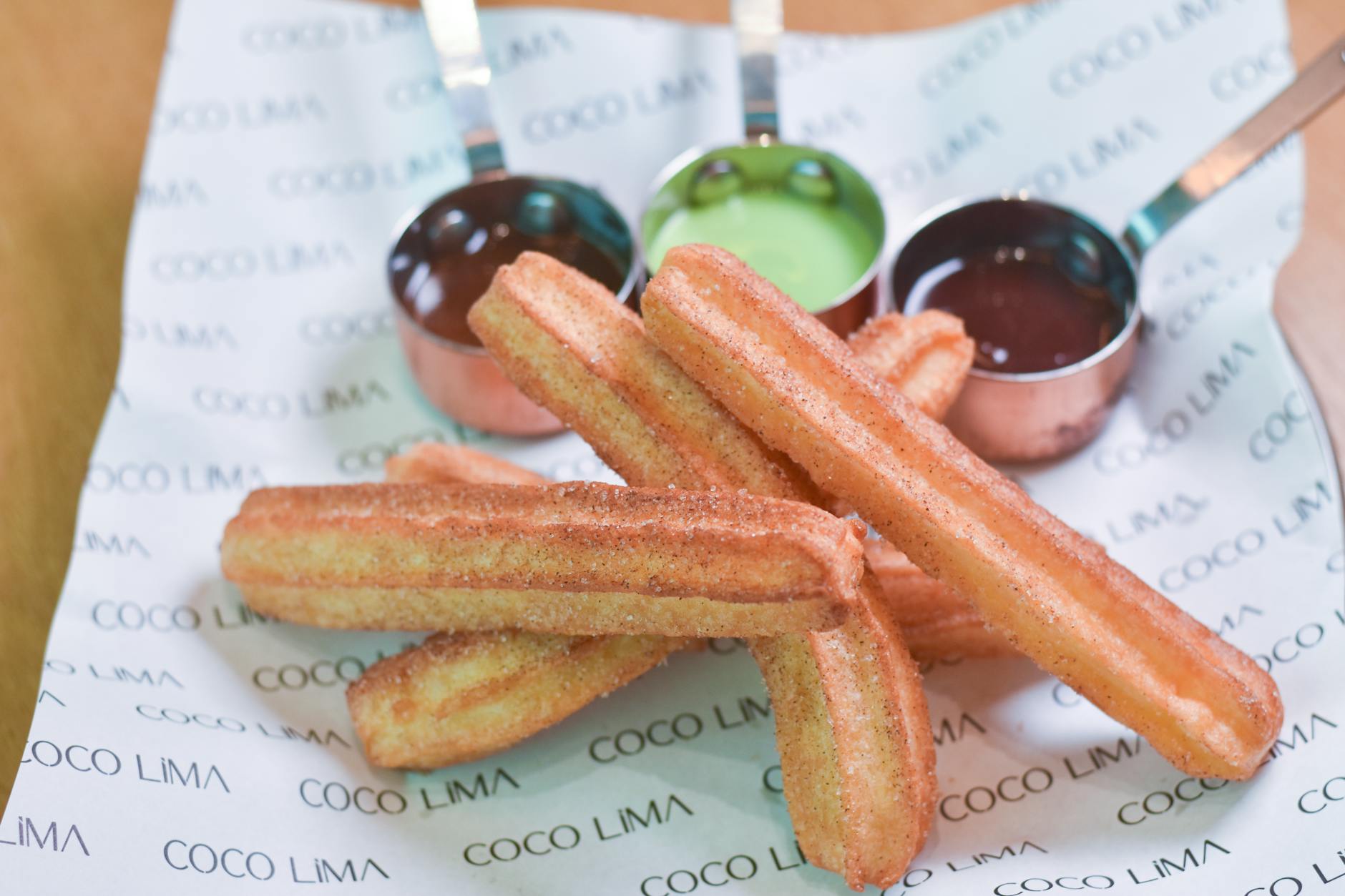 15-Min Cinnamon Churro Bites with Two Dips