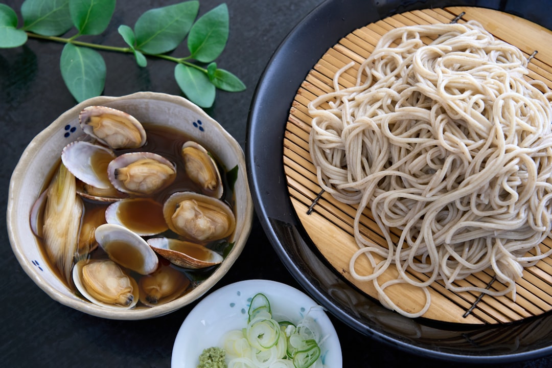 Cold Buckwheat Noodles with Clam Broth