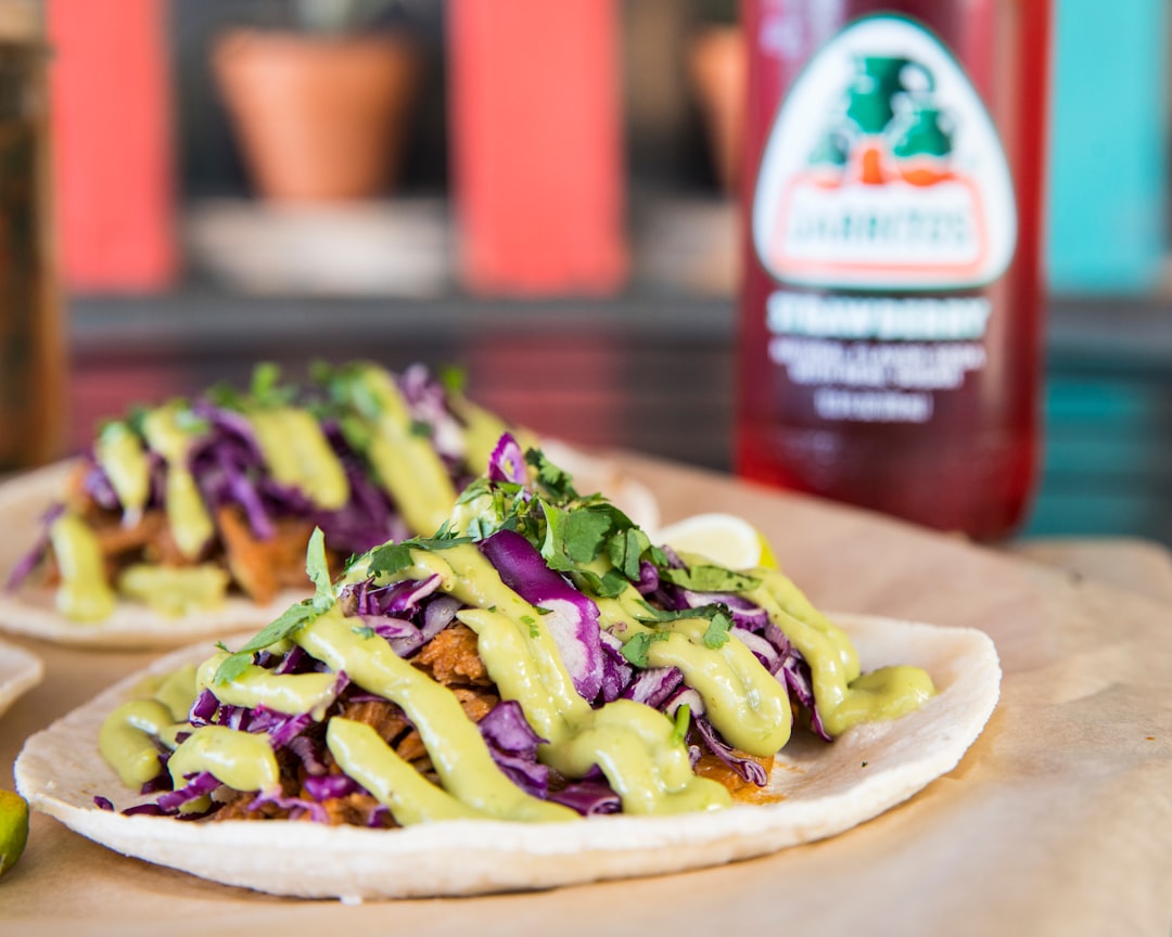 Costilla Tacos with Lime Crema