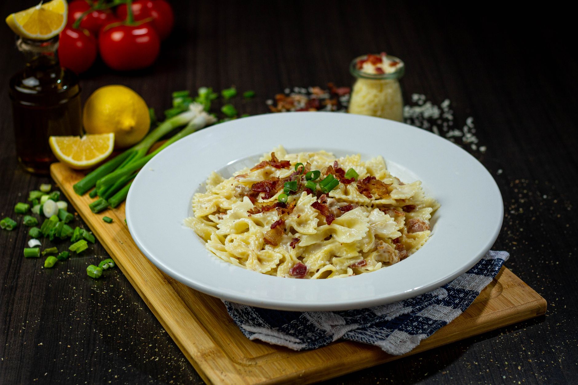 Creamy Bacon Ranch Pasta with Chicken