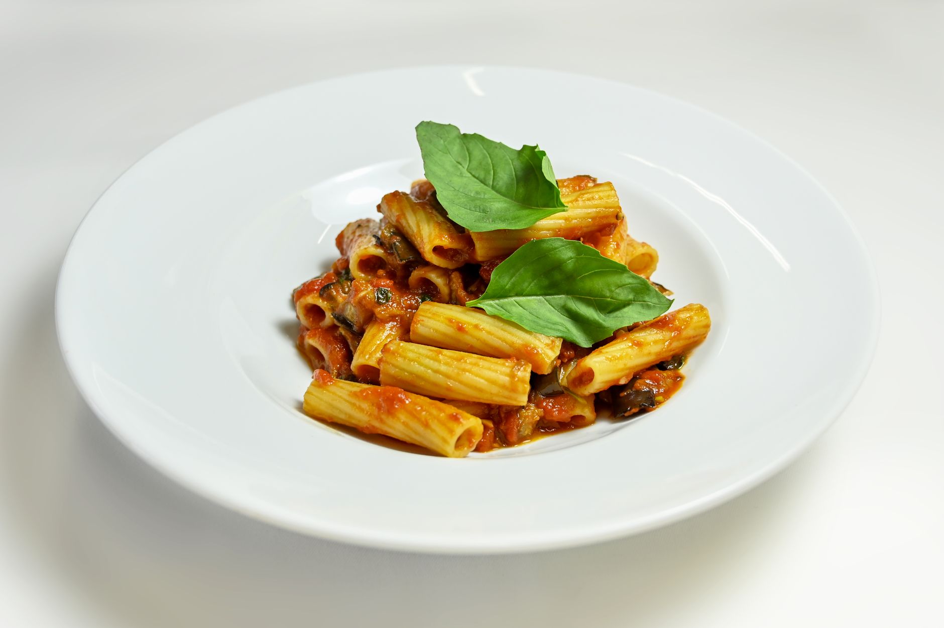 20-Min Creamy Beef & Tomato Rigatoni