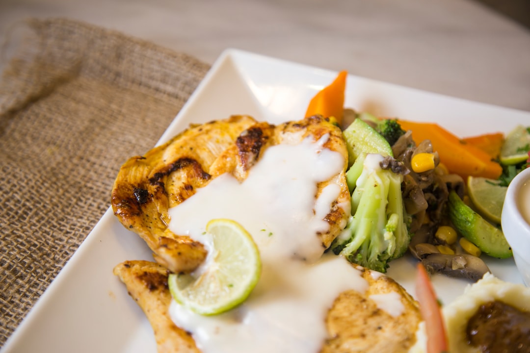Creamy Chicken Dinner with Roasted Vegetables