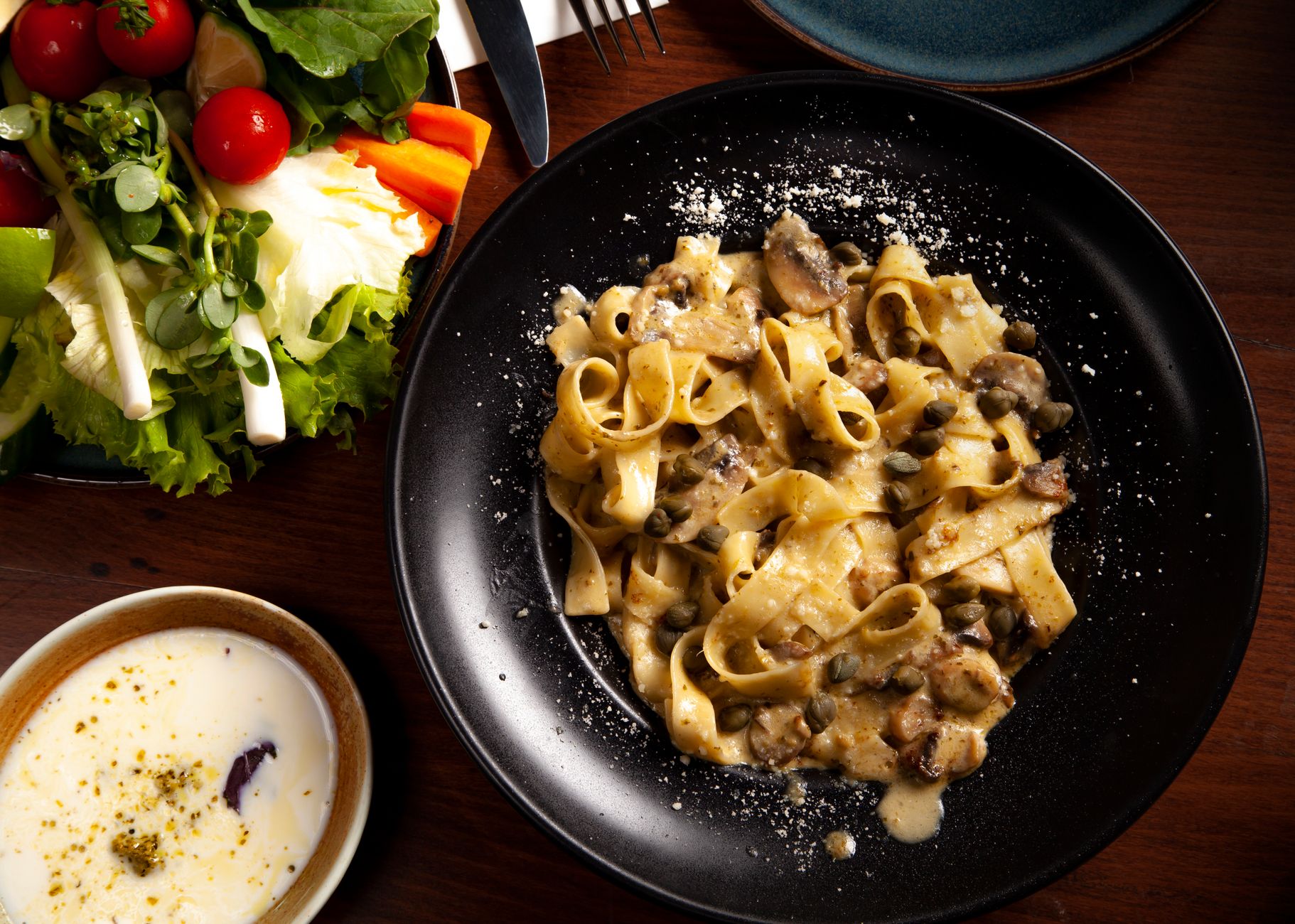 Creamy Mushroom Mafaldine