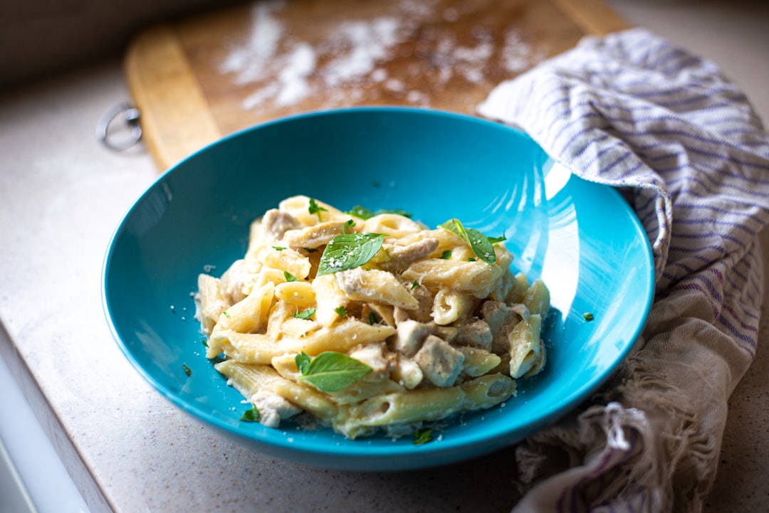 Creamy Mushroom Penne with Sausage