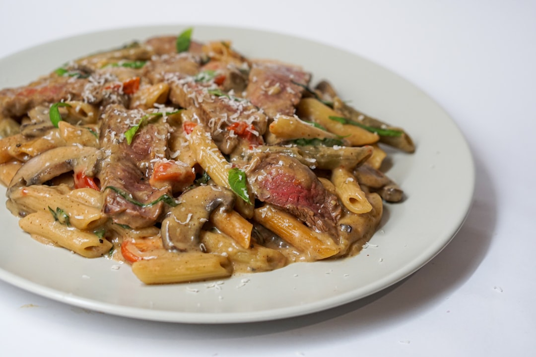 Creamy Mushroom & Sausage Penne