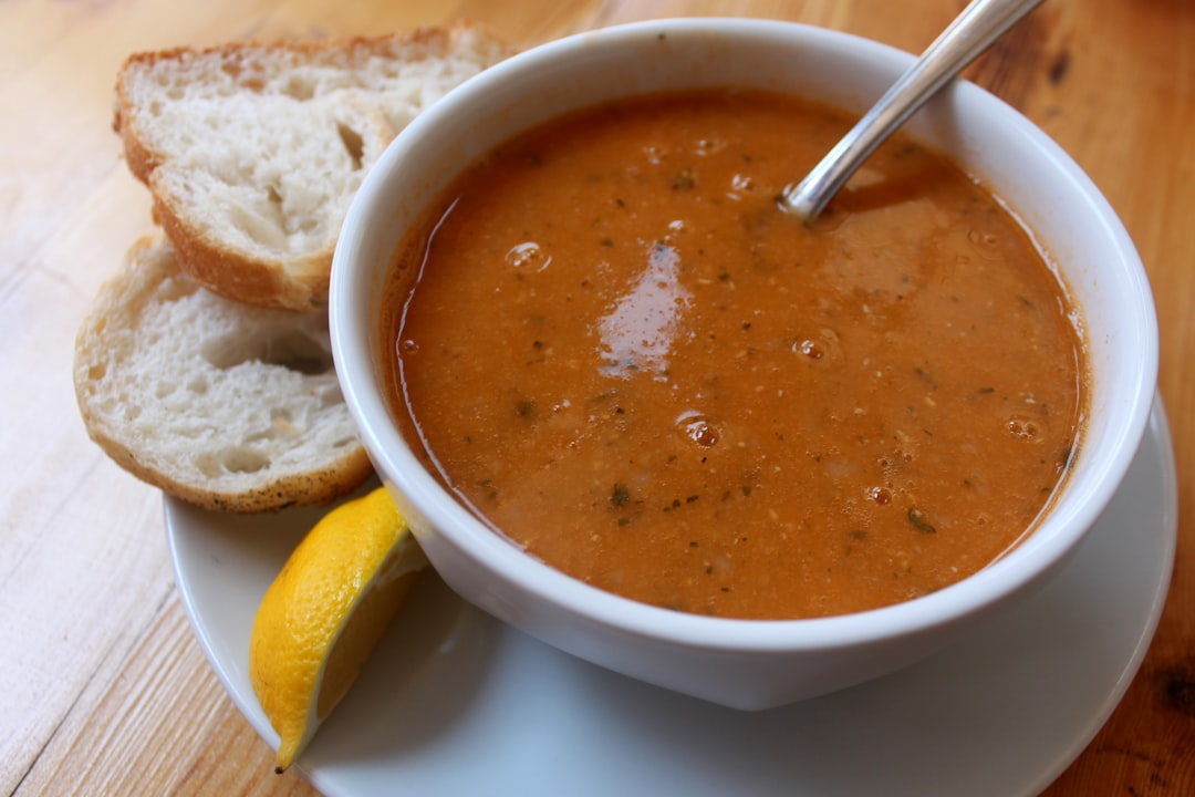 Creamy Red Lentil Soup with Ground Beef