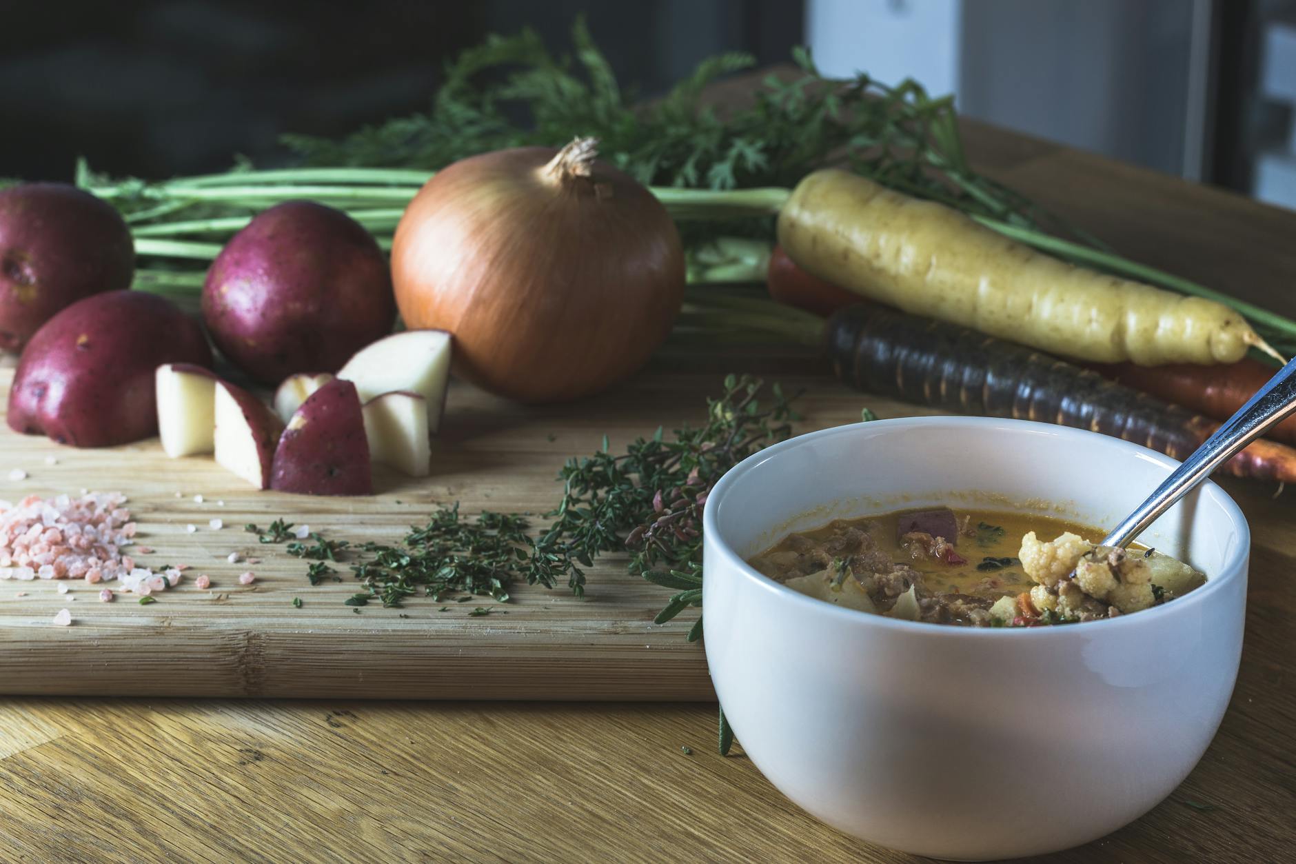 20-Min Creamy Sausage & Kale Soup
