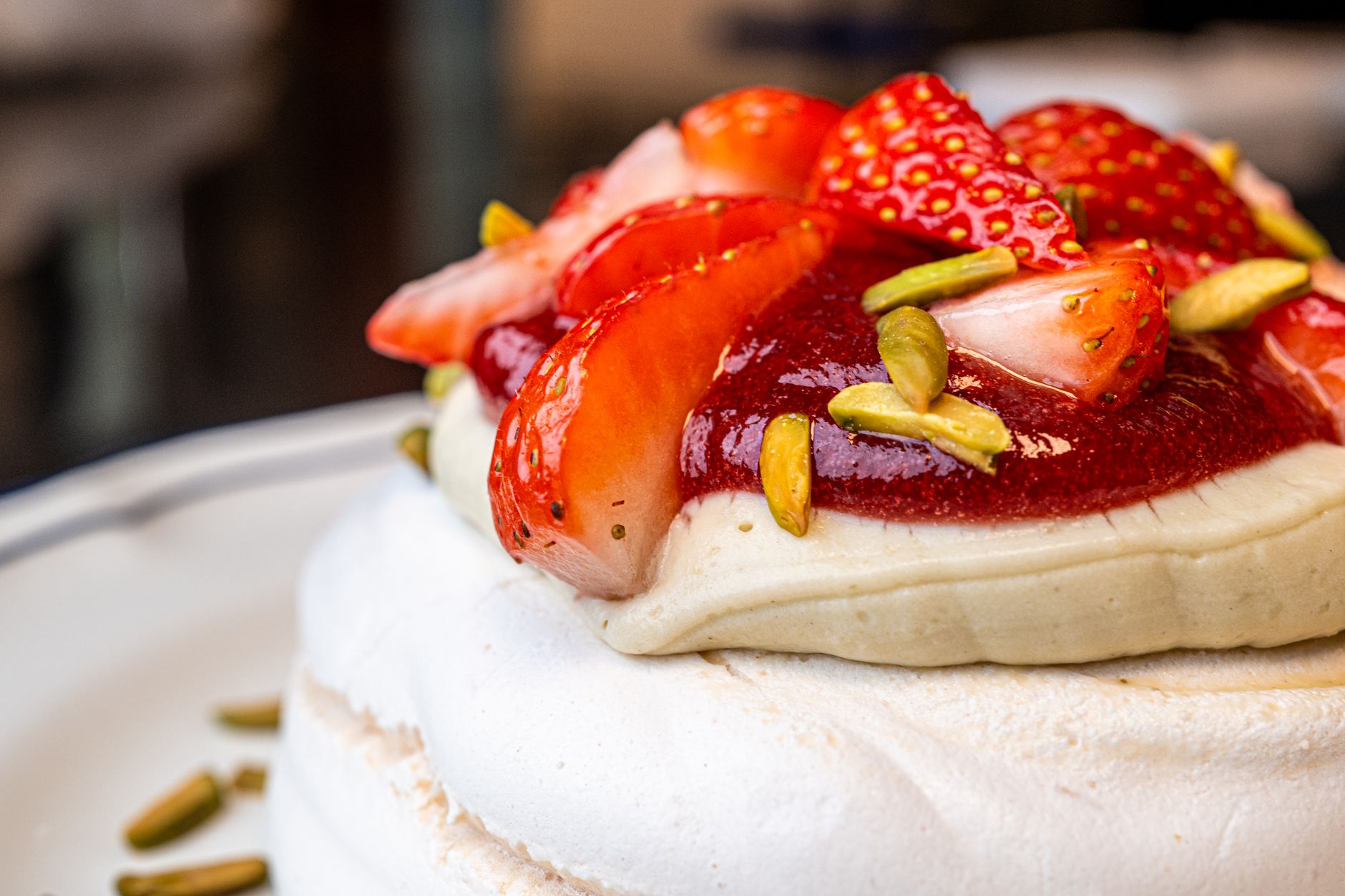 10-Minute Crispy Berry Pavlova Nests