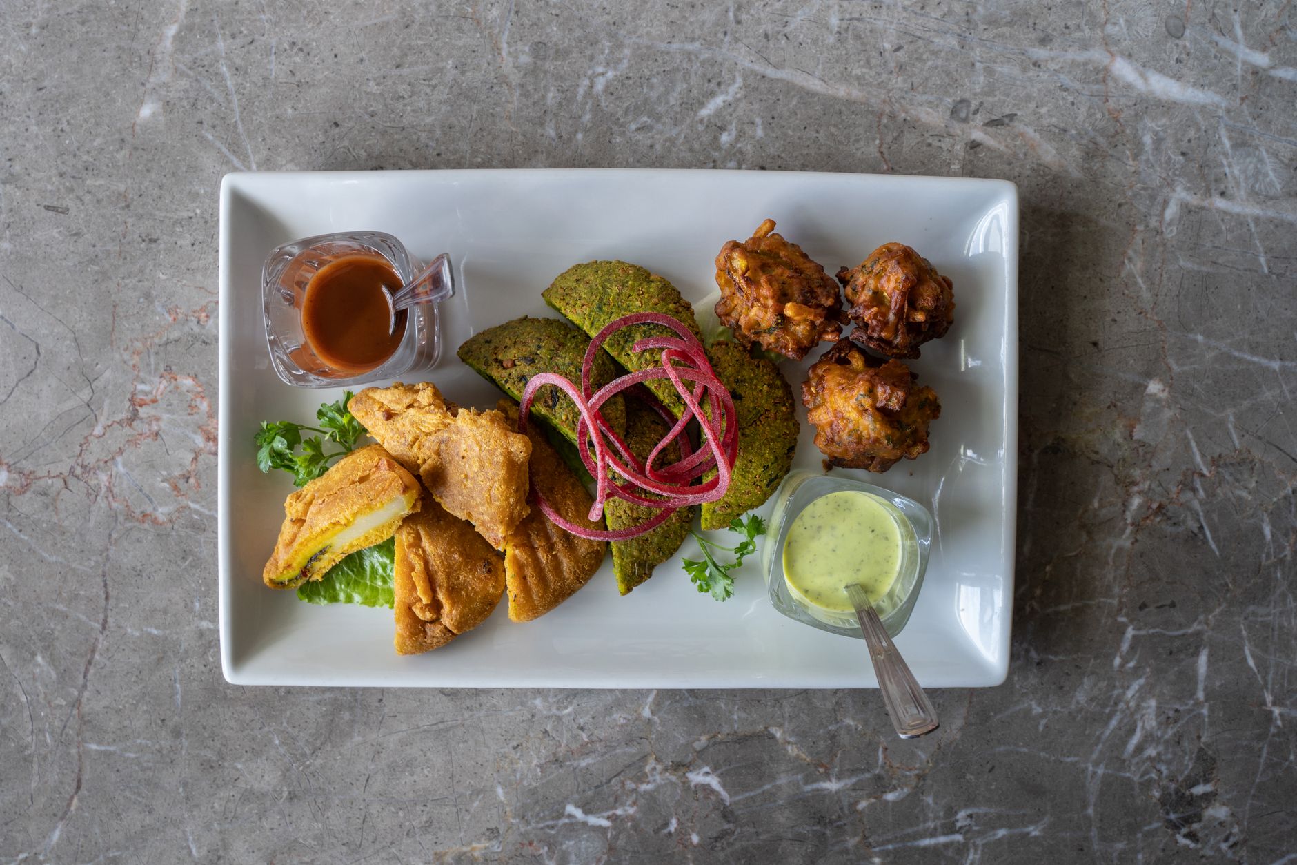 Crispy Bhaji & Fritter Snack Board