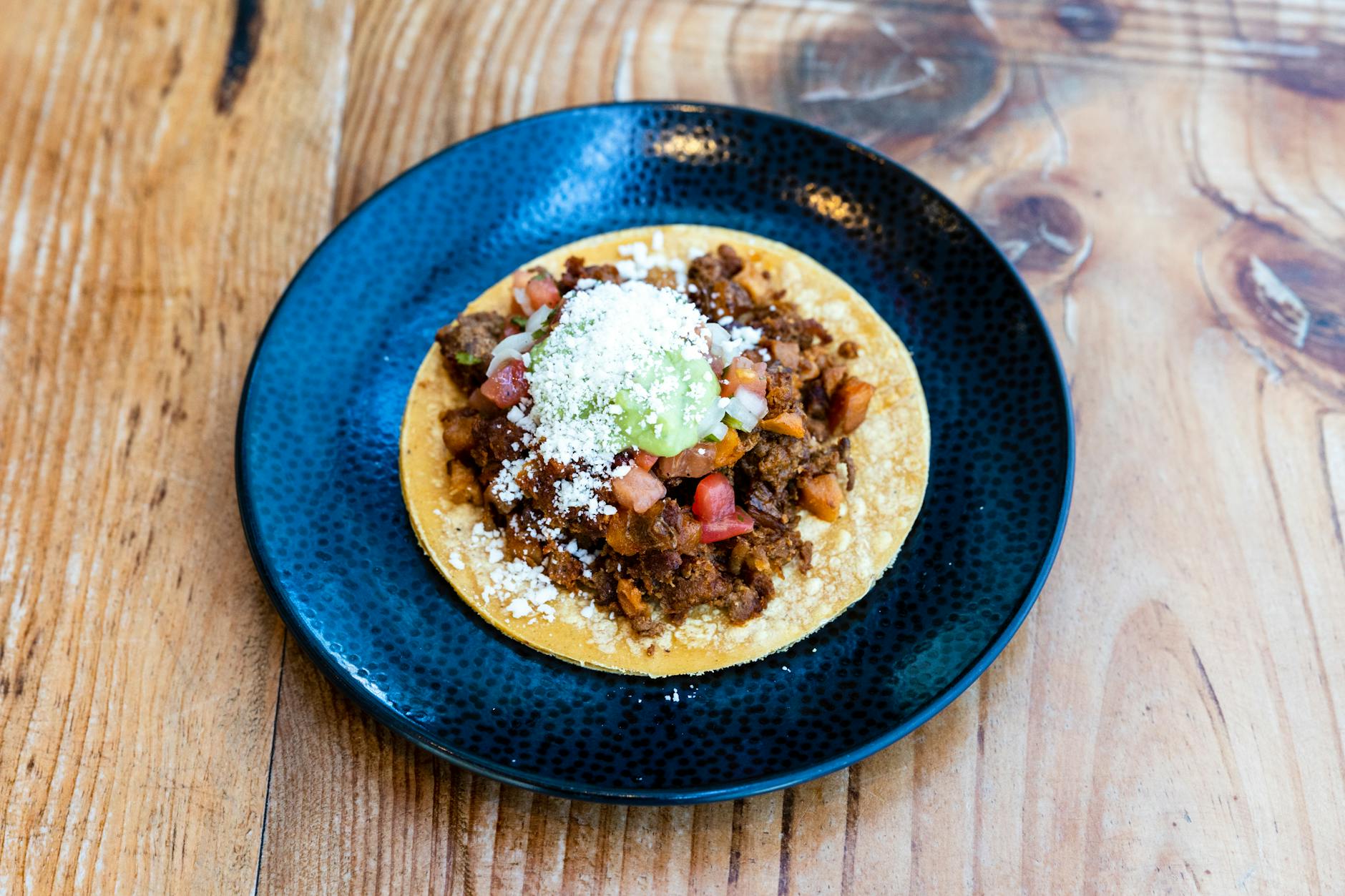 Crispy Black Bean Tostadas