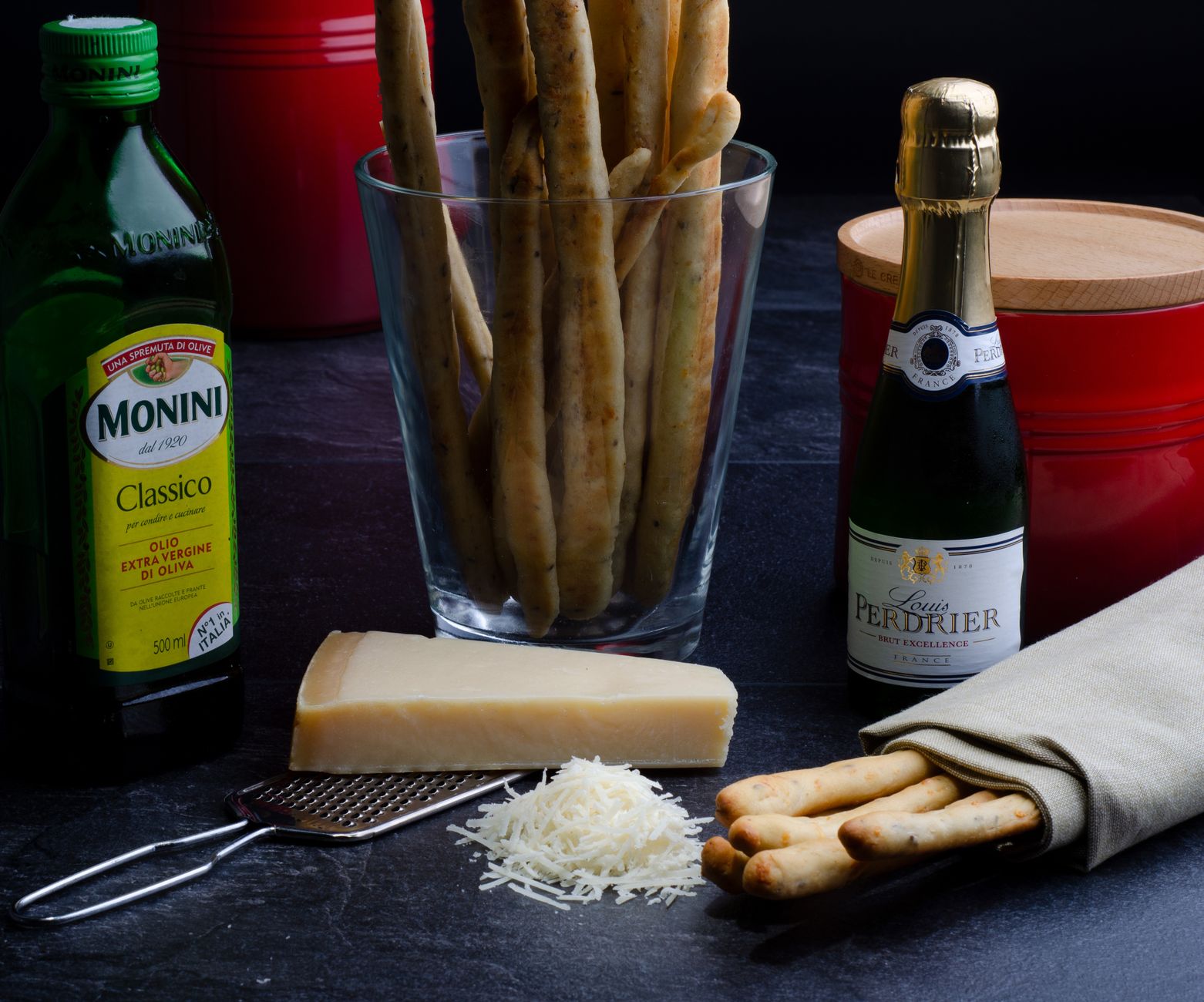 Crispy Breadsticks with Rosemary & Sea Salt