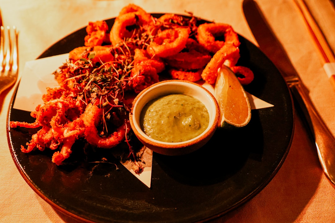 Crispy Calamares with Green Sauce