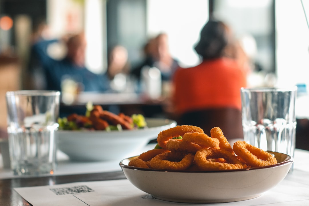 Crispy Calamares with Lemon & Salad