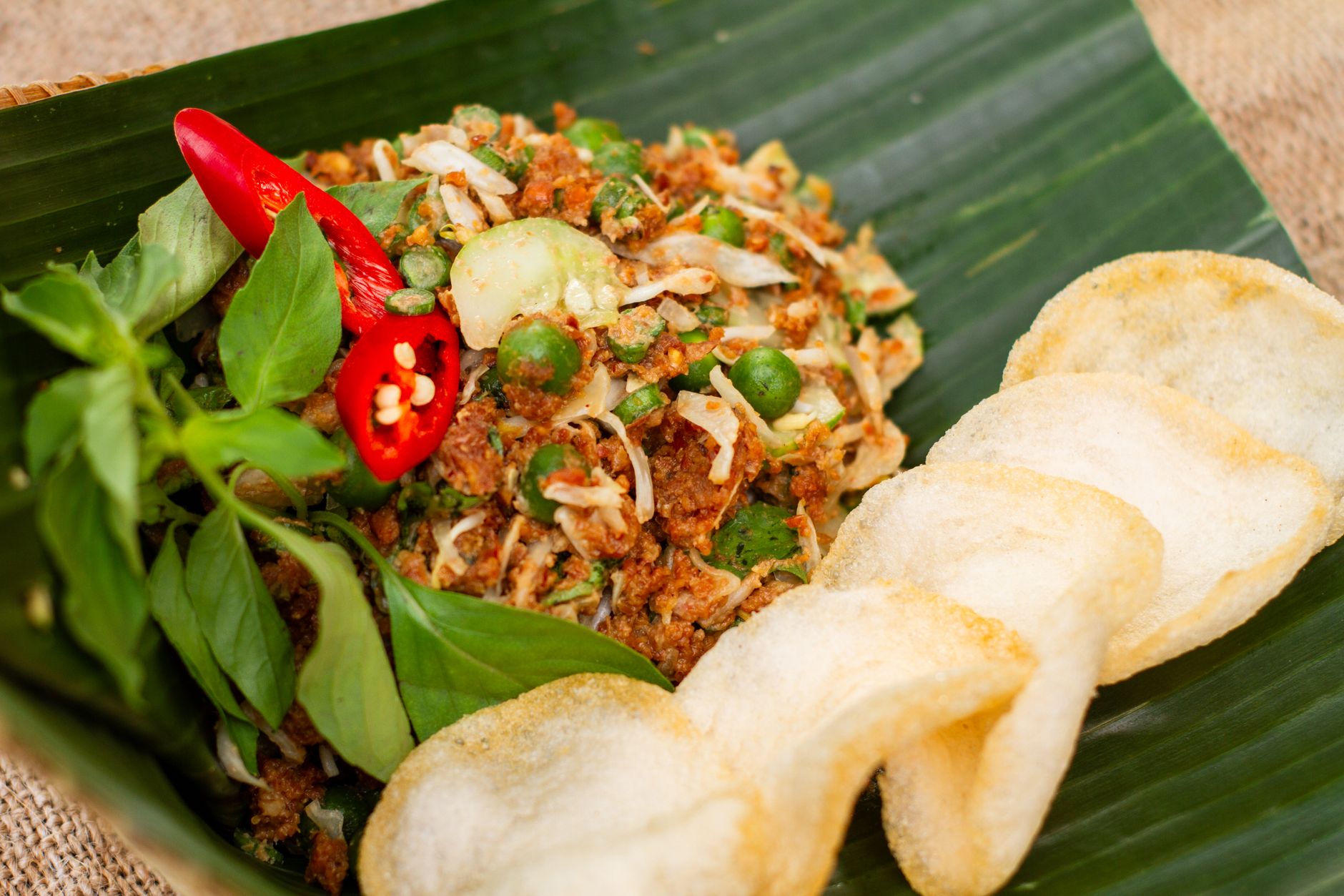 Crispy Catfish Salad with Thai Chili Dressing