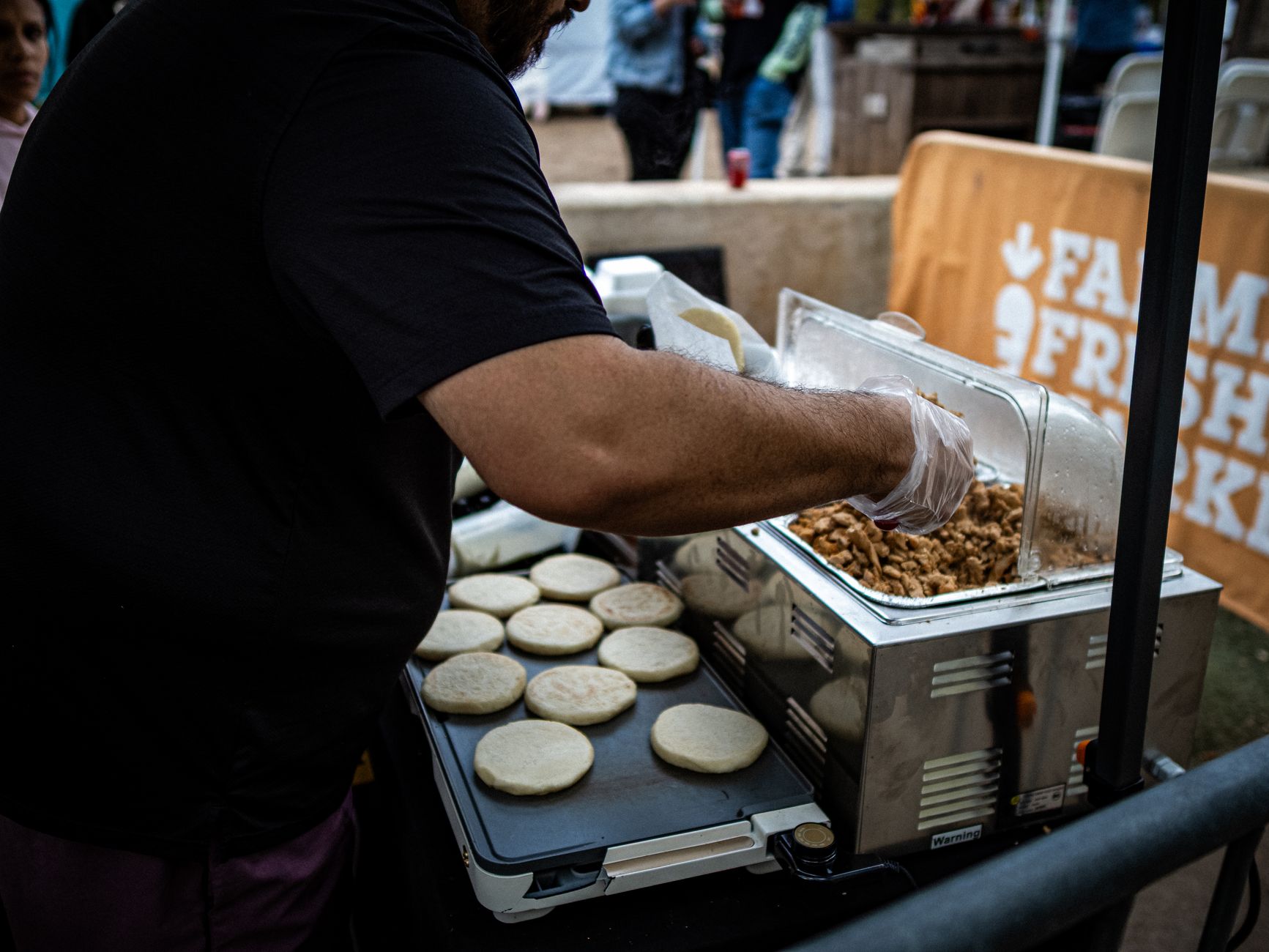 Crispy Cheese Arepas with Charred Avocado