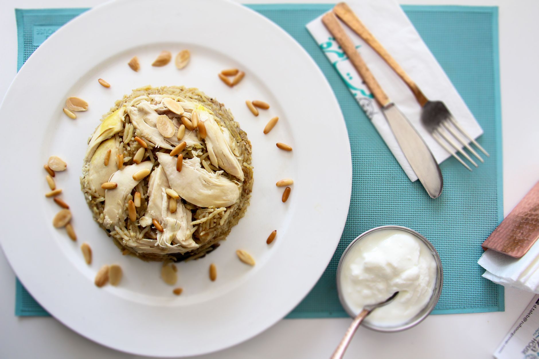 Crispy Chicken & Freekeh with Toasted Nuts