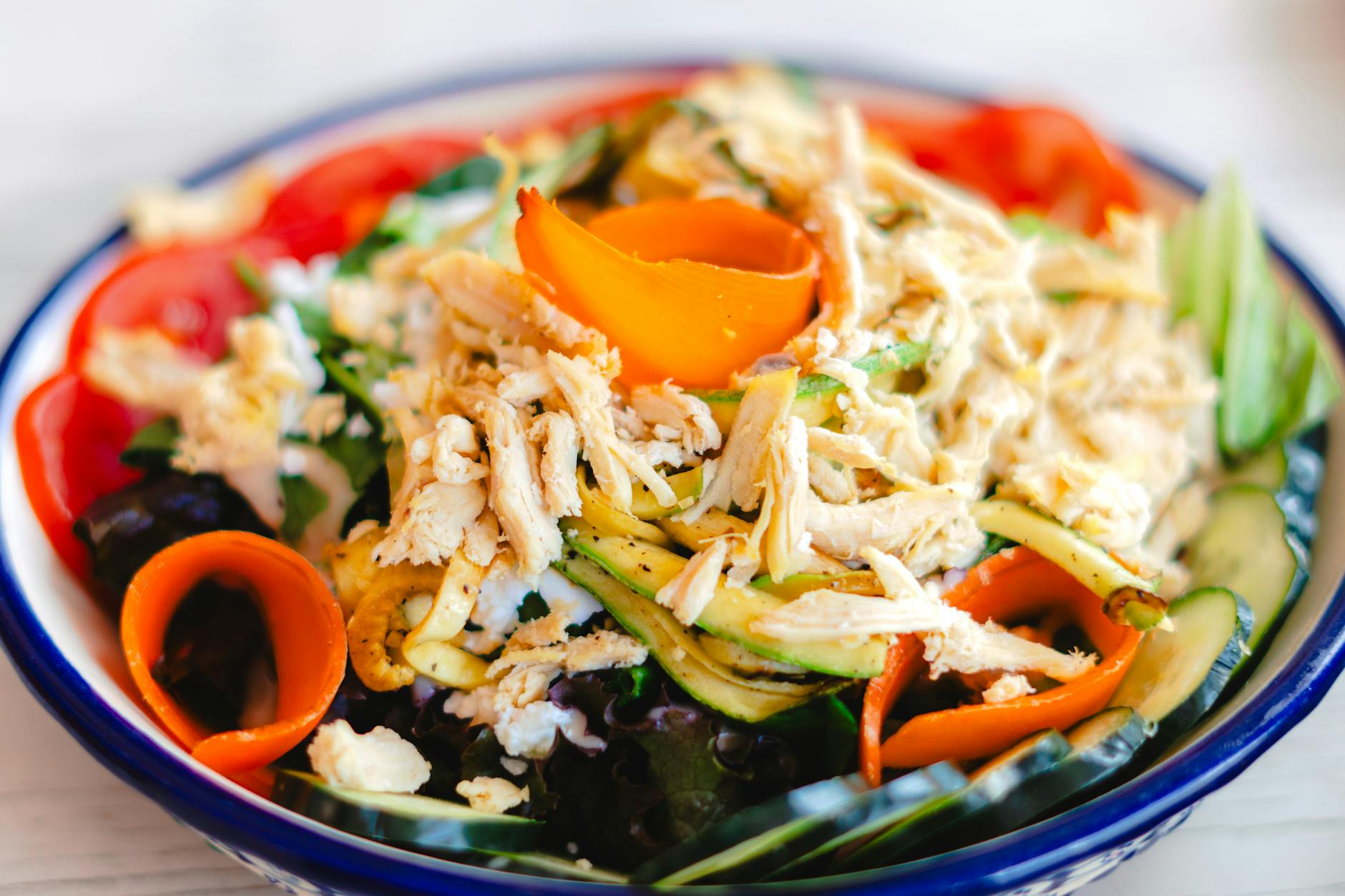 20-Min Crispy Chicken Gyro Bowl