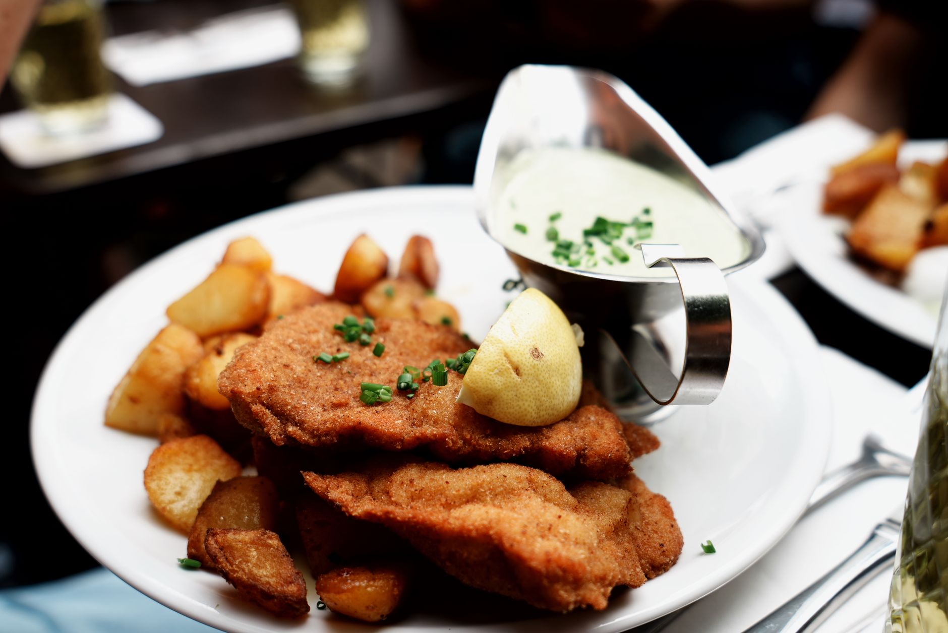 25-Min Crispy Chicken Jägerschnitzel with Mushroom Sauce