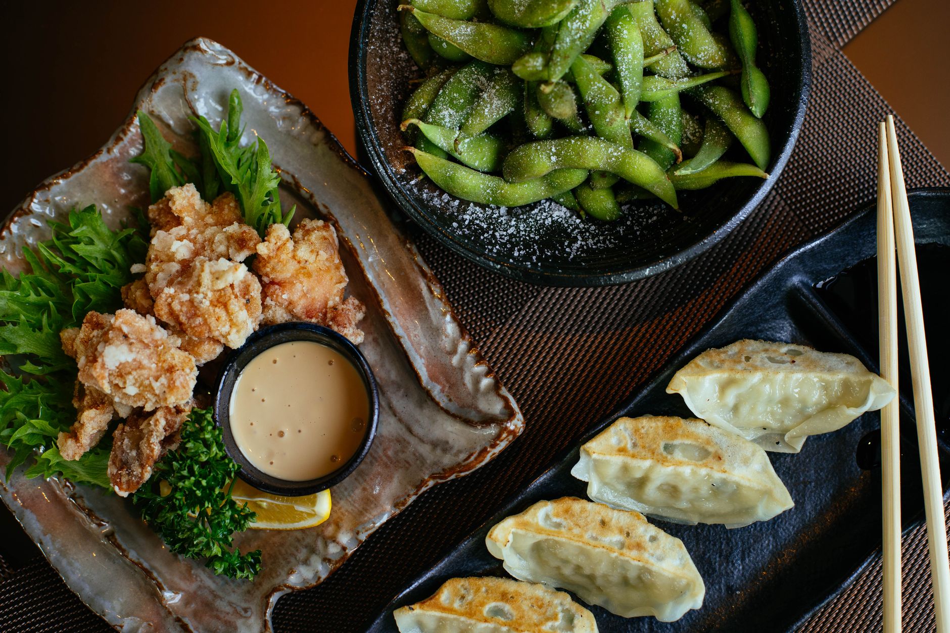 Crispy Chili Oil Edamame