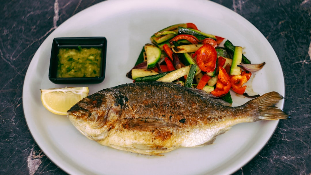 Crispy Dorade with Charred Lemon & Herbs