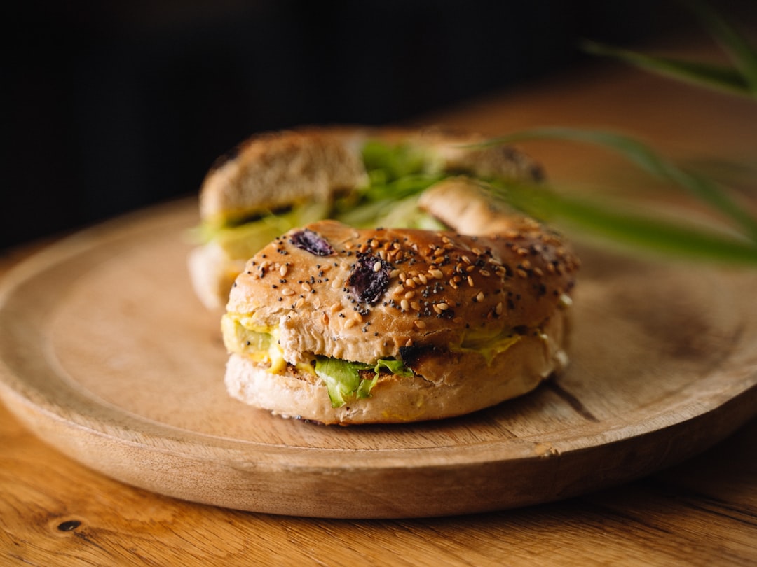 Crispy-Edge Egg & Avocado Bagel