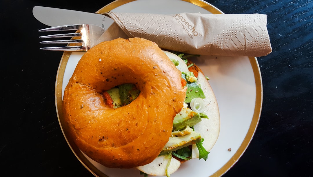 Crispy Egg & Avocado Bagel