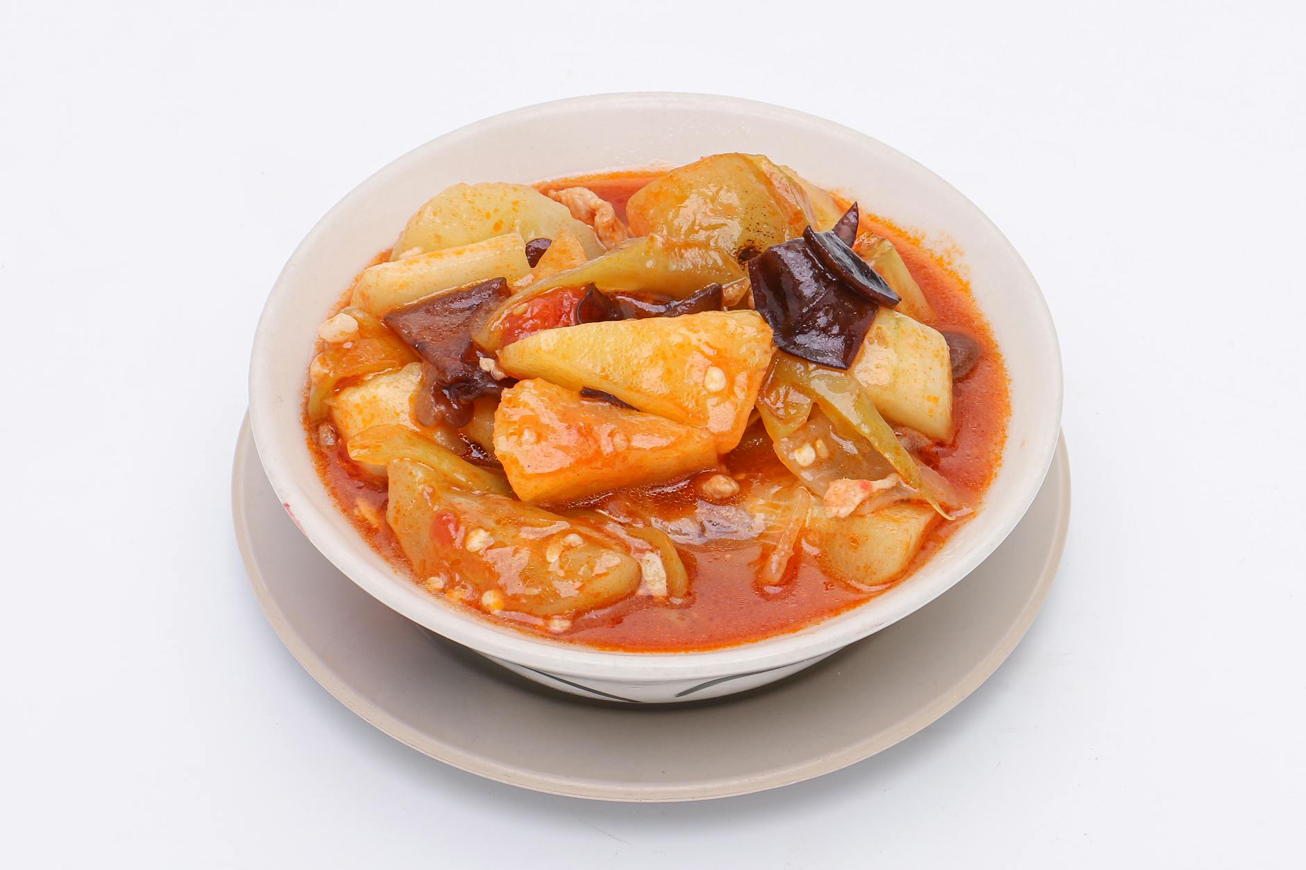 Crispy Eggplant, Potato & Pepper Stir-Fry