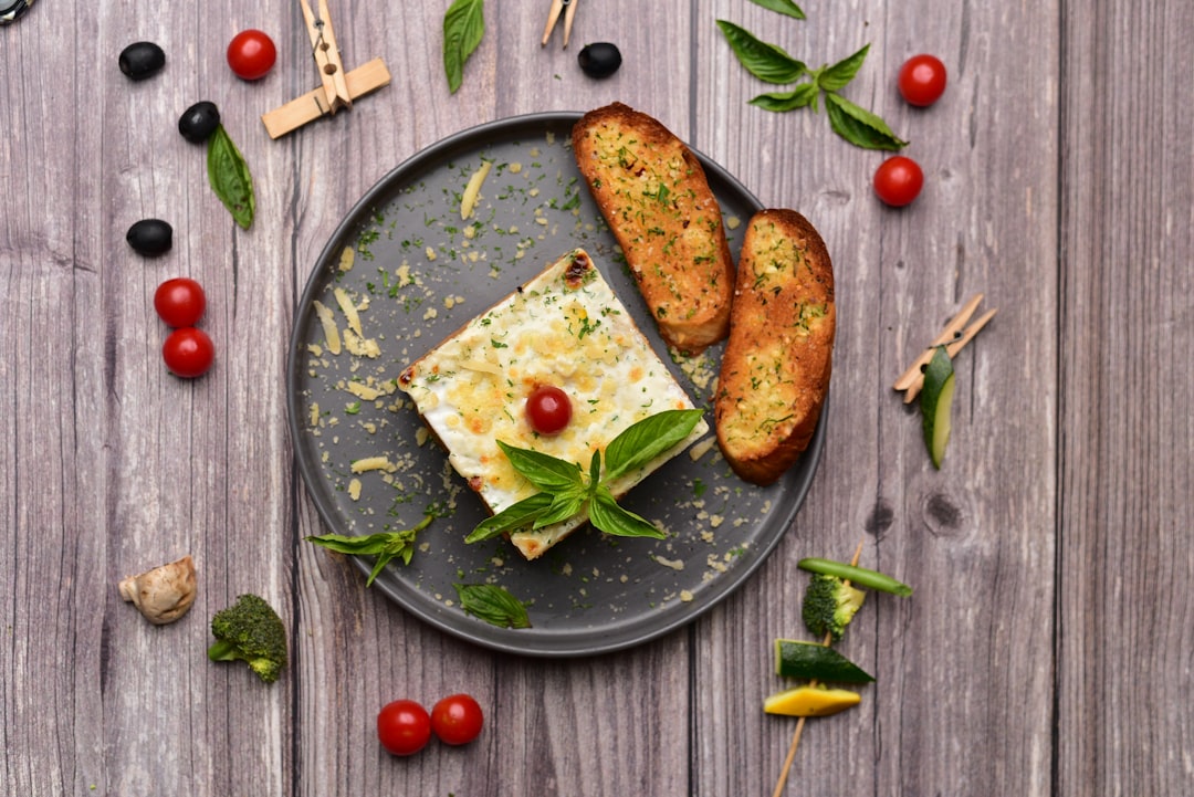 Crispy Feta & Honey with Garlic Bread