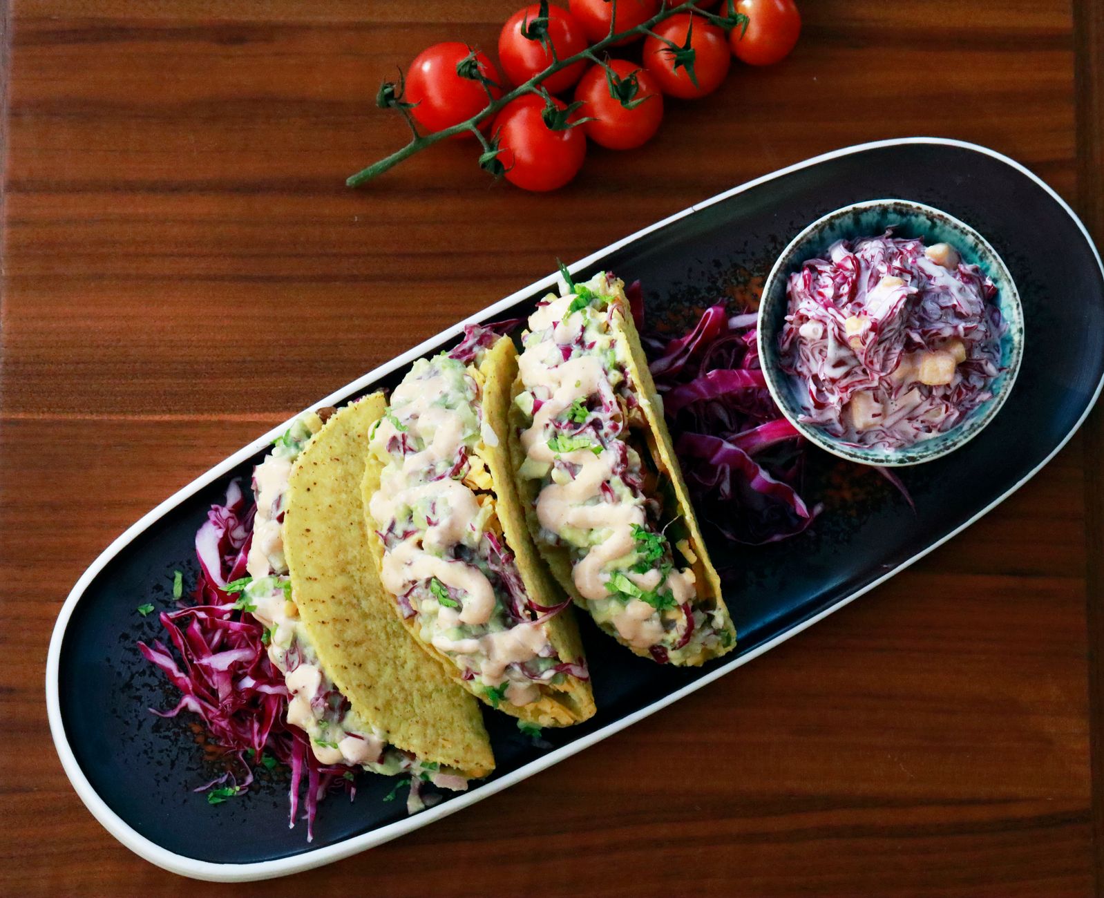 10-Min Crispy Fish Tacos with Slaw