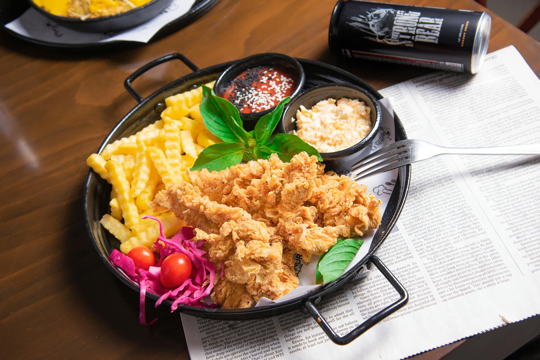 Crispy Fried Catfish with Hot Sauce