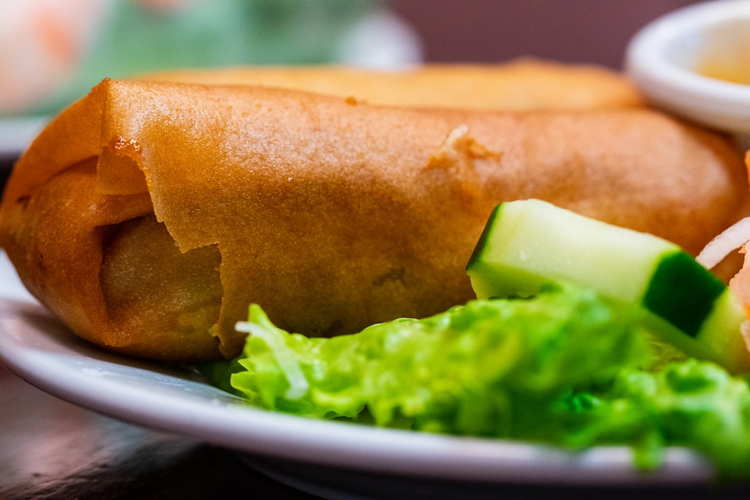 Crispy Fried Spring Rolls with Quick Dip
