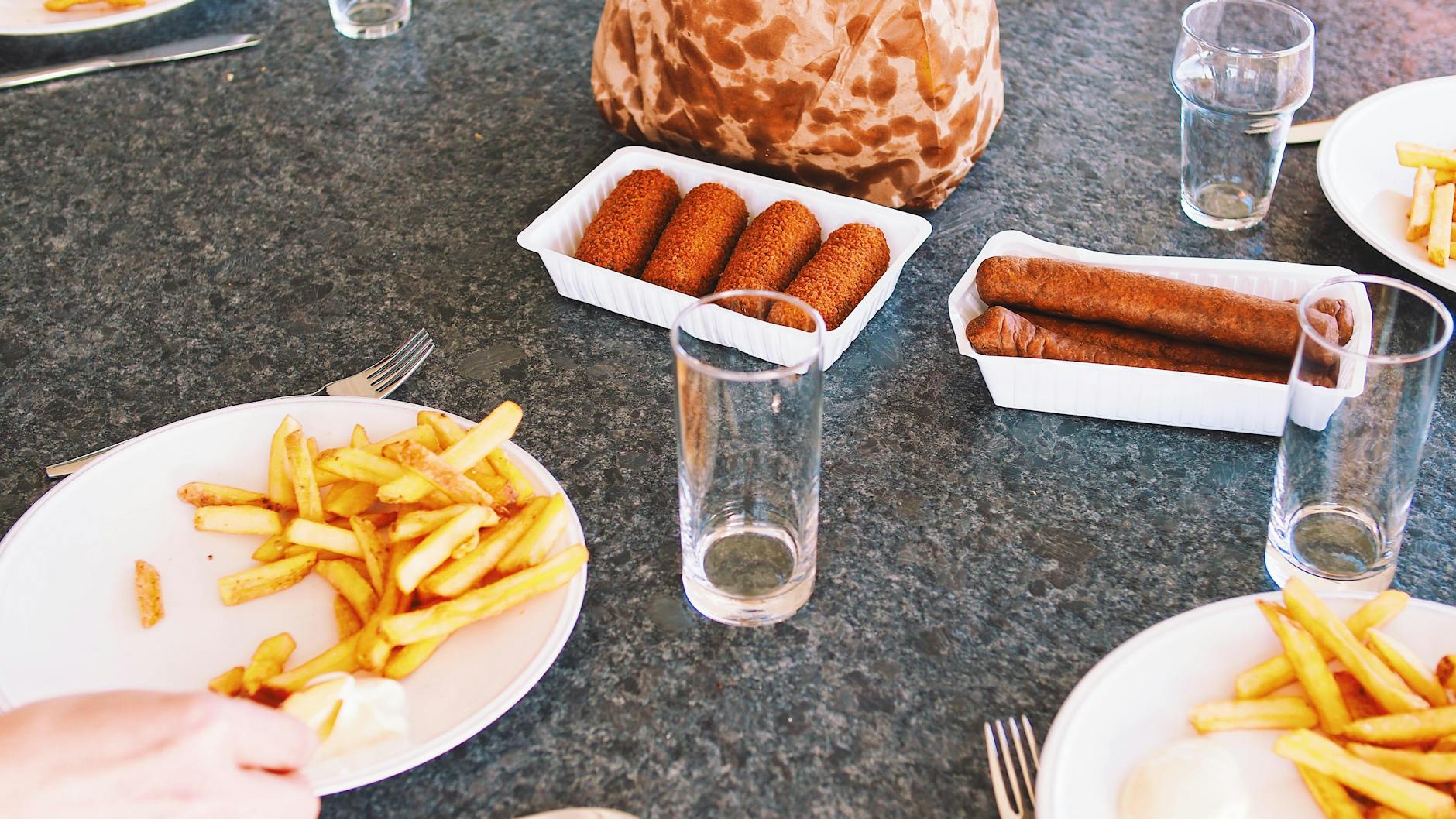 Crispy Frikandel with Spicy Mayo