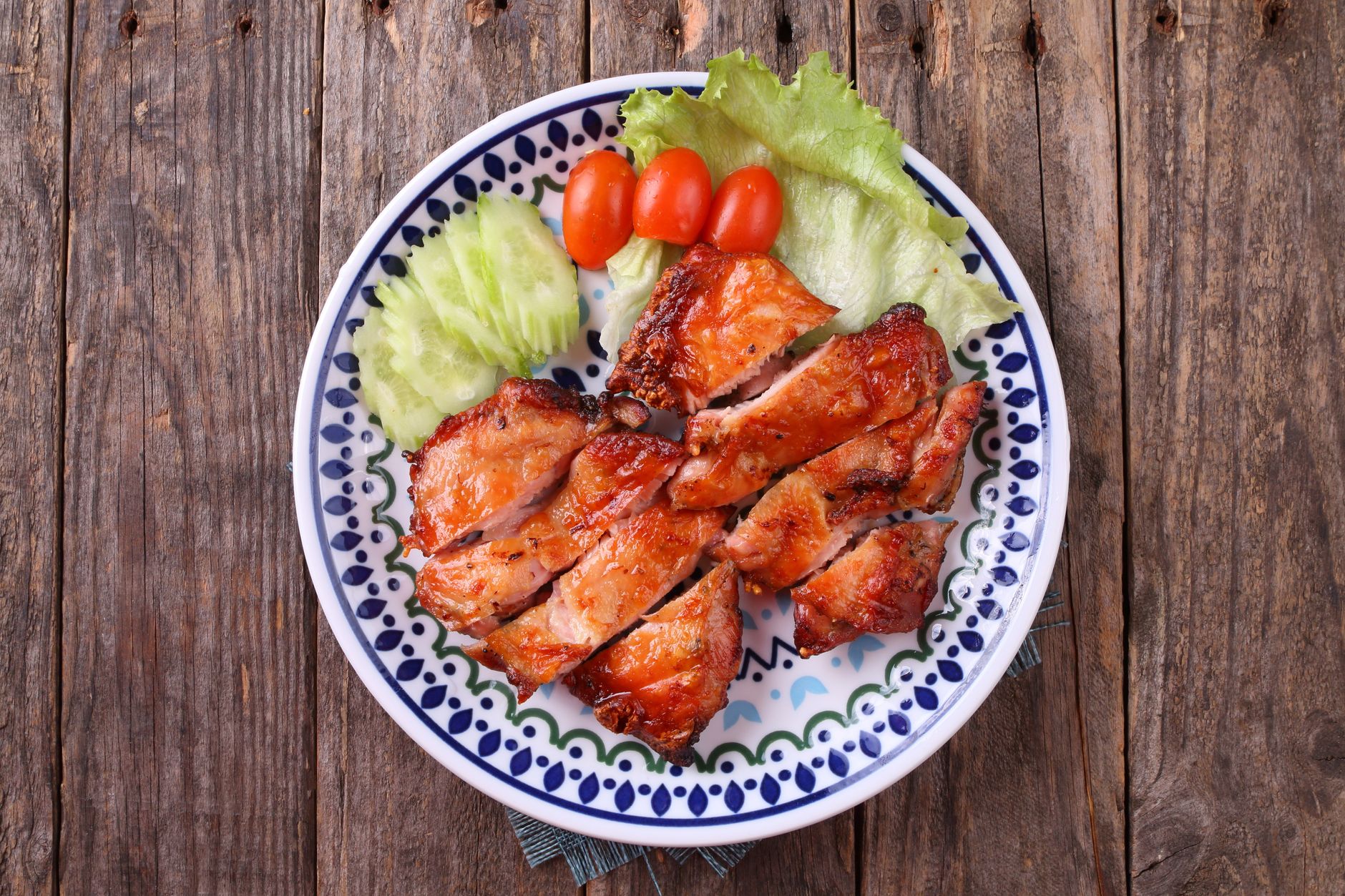 Crispy Garlic Parmesan Air Fryer Chicken Thighs